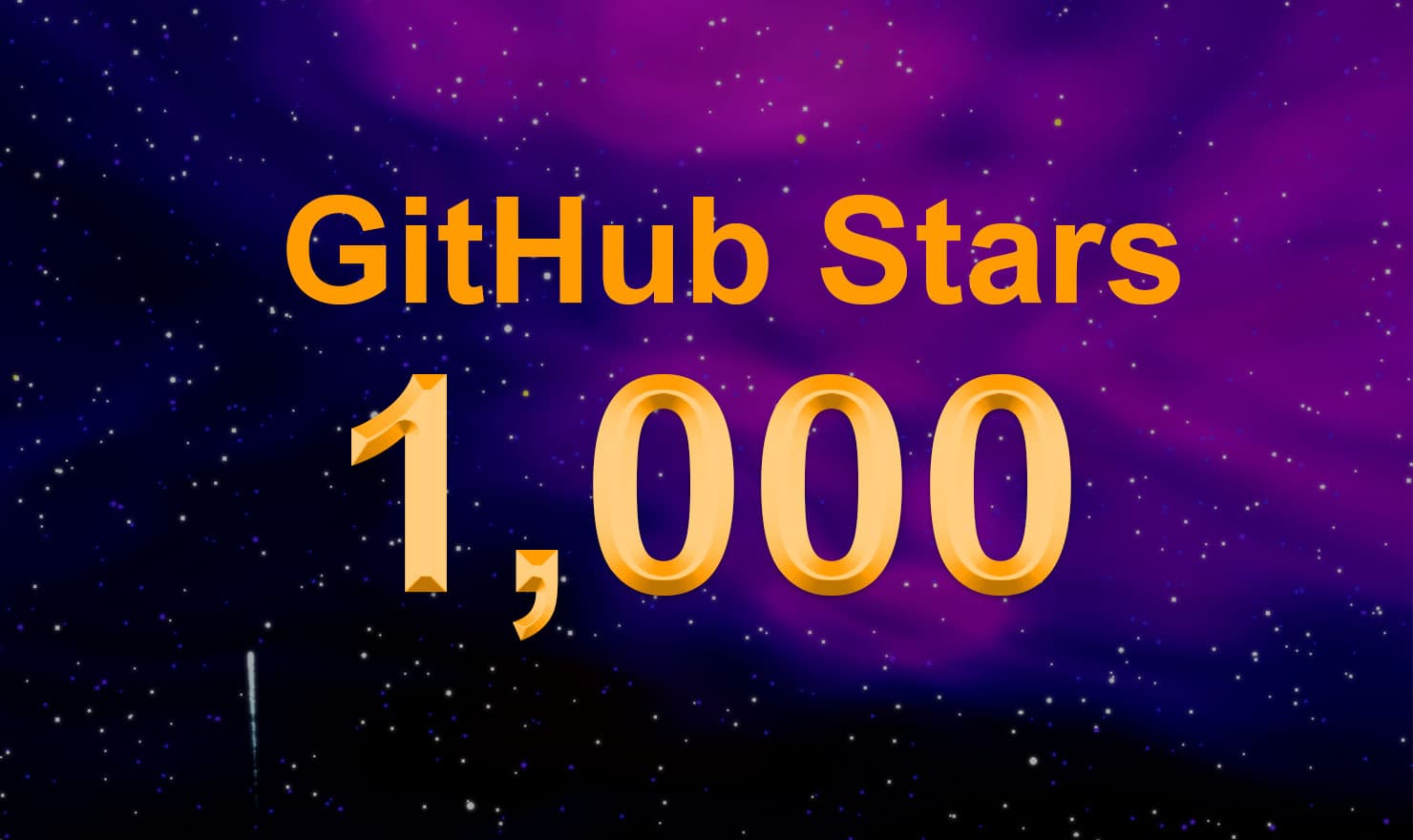 1.000 GitHub Stars