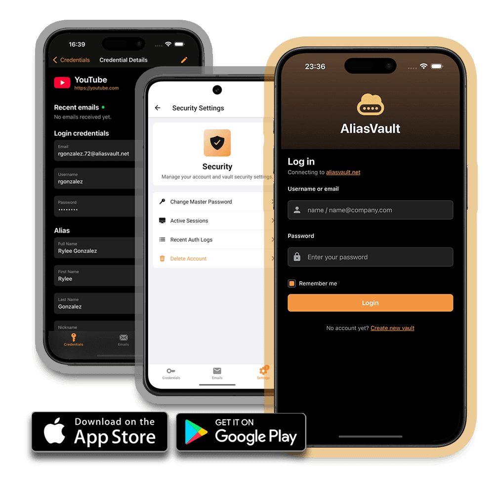 AliasVault Mobiele Apps